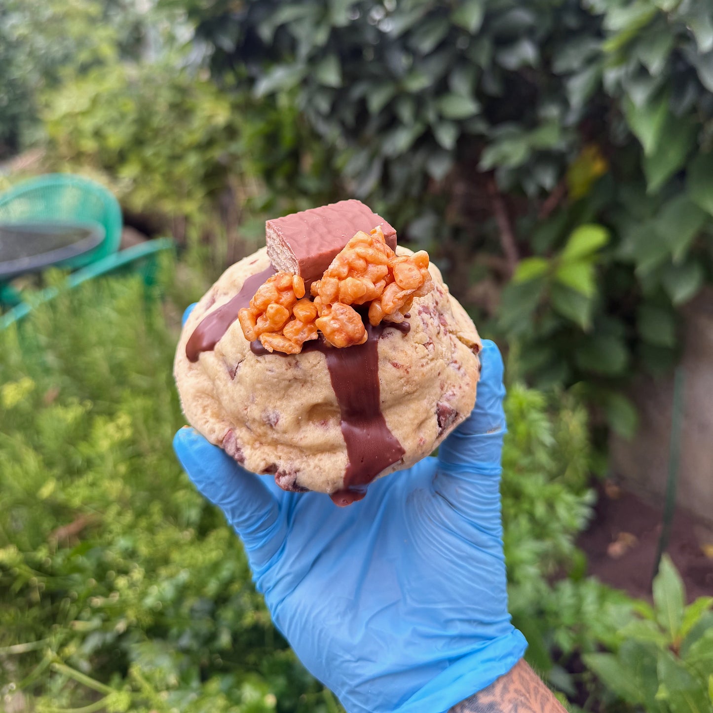 Lion Bar Krispy Cookie